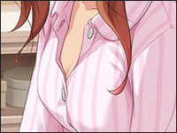 どう見ても谷間です